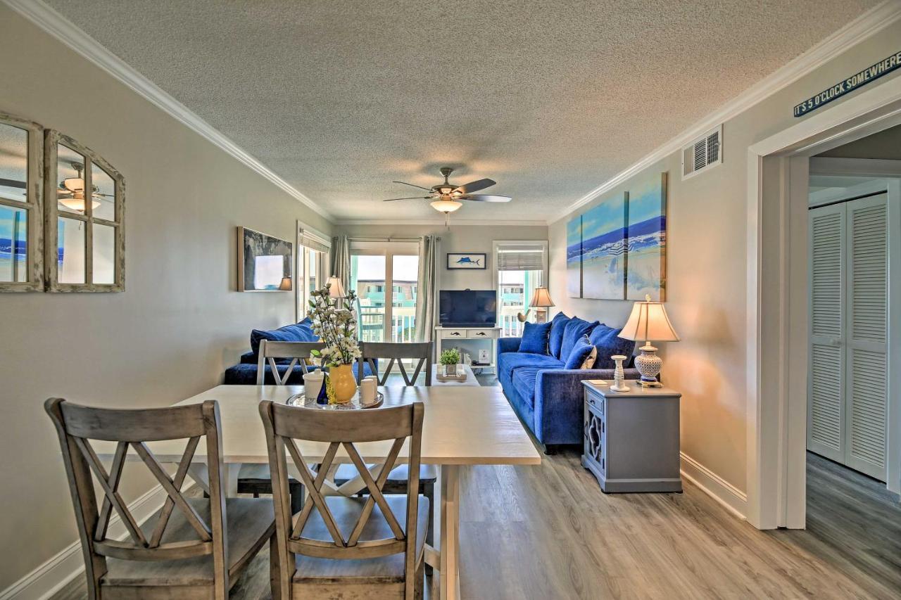 Walk To Beach Ocean-View Atlantic Beach Condo! Luaran gambar